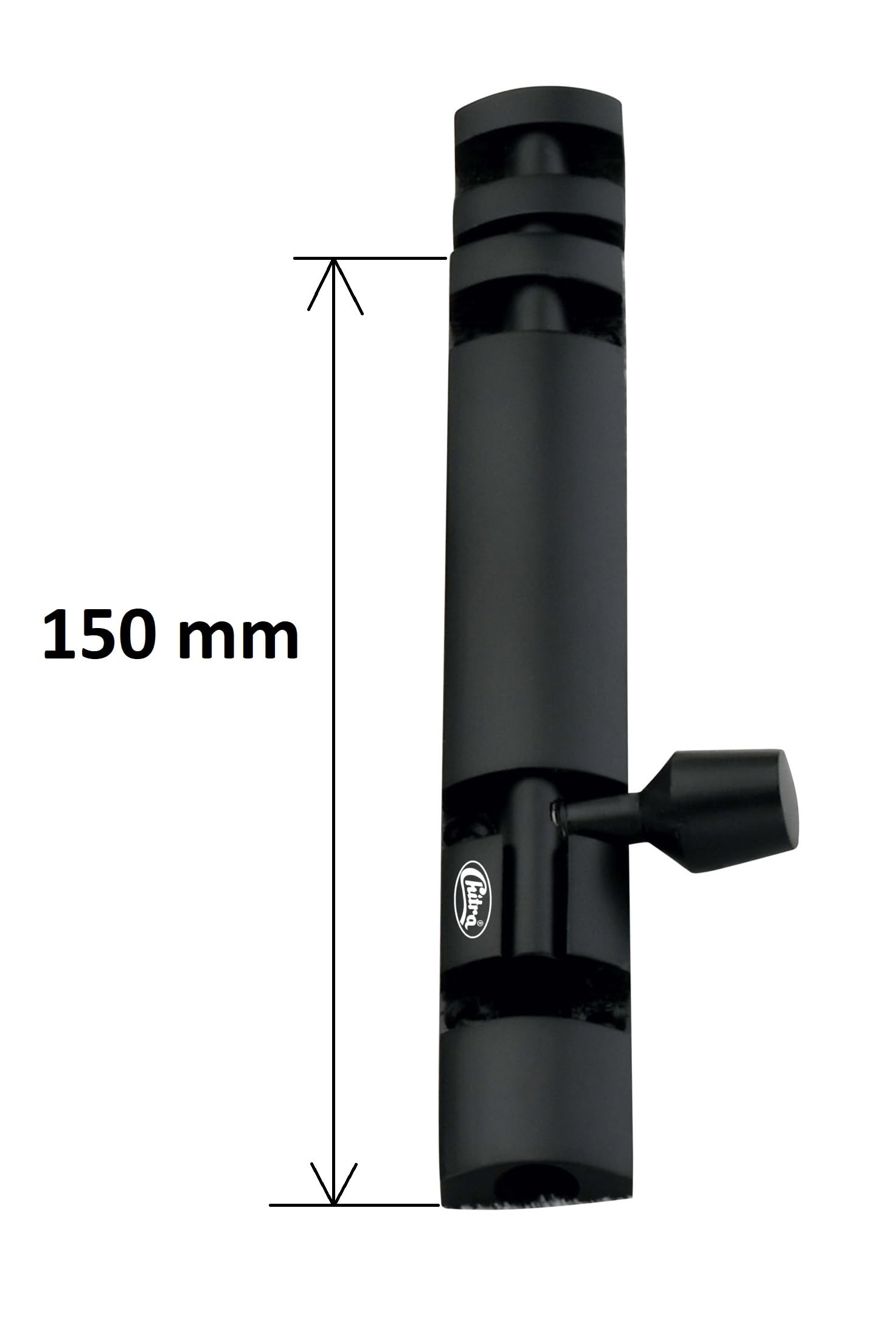 Chitra Wave Stainless Steel Heavy Door Fitting Accessories Full Set/Kit (1 Aldrop, 1 Latch, 2 Handles, 1 Tower Bolt and 1 Door Stopper) (10 Inch, Black) — Amazon image 8