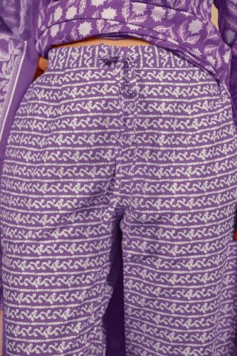 Image of MIRCHI FASHION Pure Cotton Women Straight Batik Print & Mirror Work Kurti Set with Dupatta and Pant