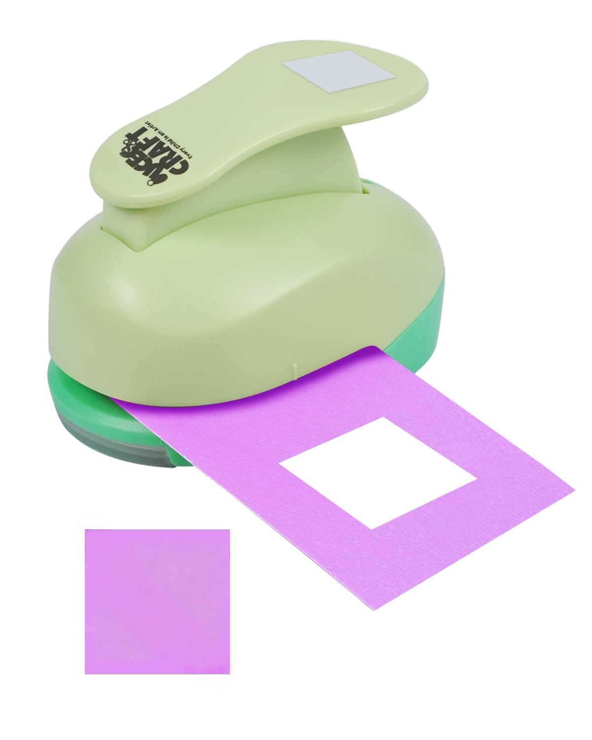 UCEC 2 Inch Square Hole Punch – 5 cm, for Scrapbooking & Card Making — image 1
