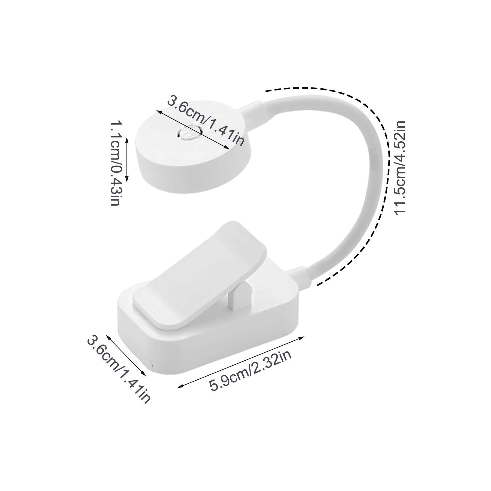 Luce Acquario, Mini Lampada Acquatica Clipser A Variabile Intensità 3,6x5,9 Cm | Attrezzature Di Illuminazione Portatile Di Temperatura Di Tre Colori Di Abs 60g, Lampada Ambientale Senza Fili
