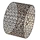 Osasy Vintage Metal round lampenschirm,schwarz gold, hohlgeschnitzt, Trommelform, für Stehlampe, Hängelampe,Tischlampe,Deckenleuchte