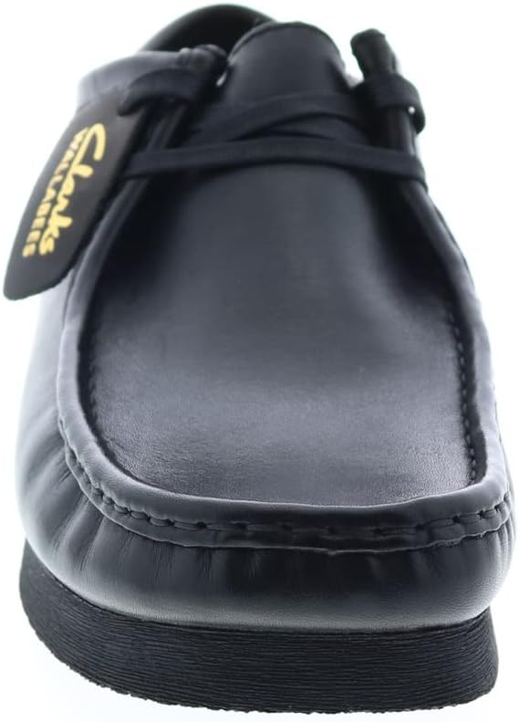 Amazon.com | Clarks Mens Wallabee 2 Boot, Adult, Black Leather