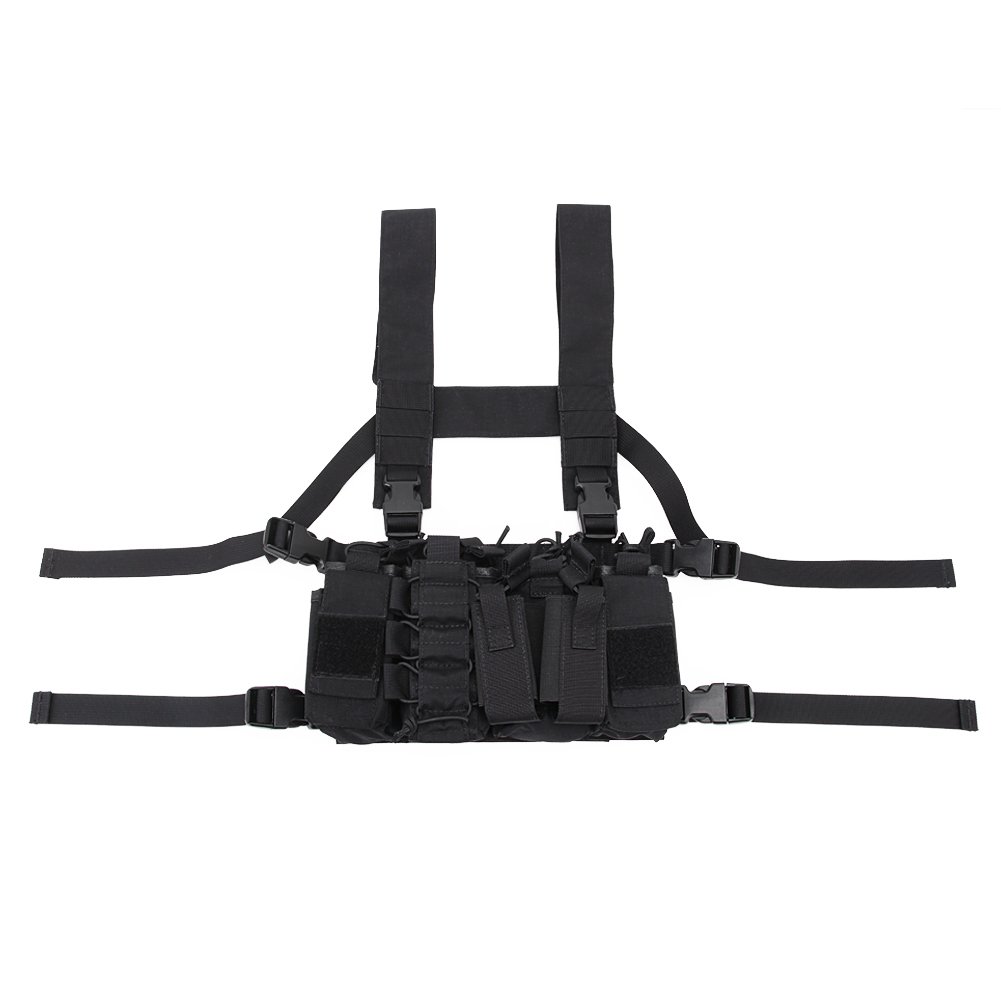 Oarea Bk Tactical Sling Vest Chest Rig Combat Recon Gear Vest With Magazine Pouch For Airsoft Hunting Games