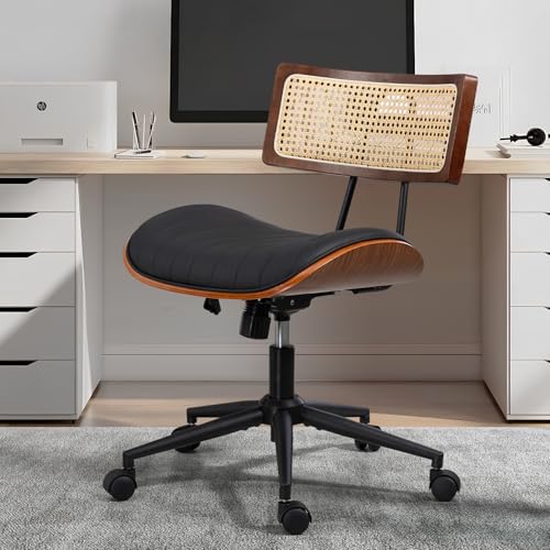 Newnno Rattan Back Office Chair
