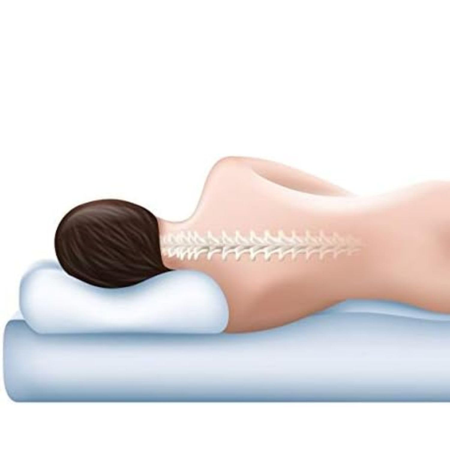 DONATELLA Almohada VISCO-Aloe - Almohada viscoelástica, núcleo Compacto. Doble Funda con Cremallera. Tejido Aloe Vera. Termorregulable adaptabilidad al Cuello - 135 cm., Blanco
