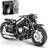 OQMI 1：8 Motorcycle Building Set for Adults, Technic Car Building Blocks for Adults, Build A Model Motorcycle, Collectible Toy for 14 15 16+ Years Old Boys, Teenage Boys Gifts on Birthday (563PCS)