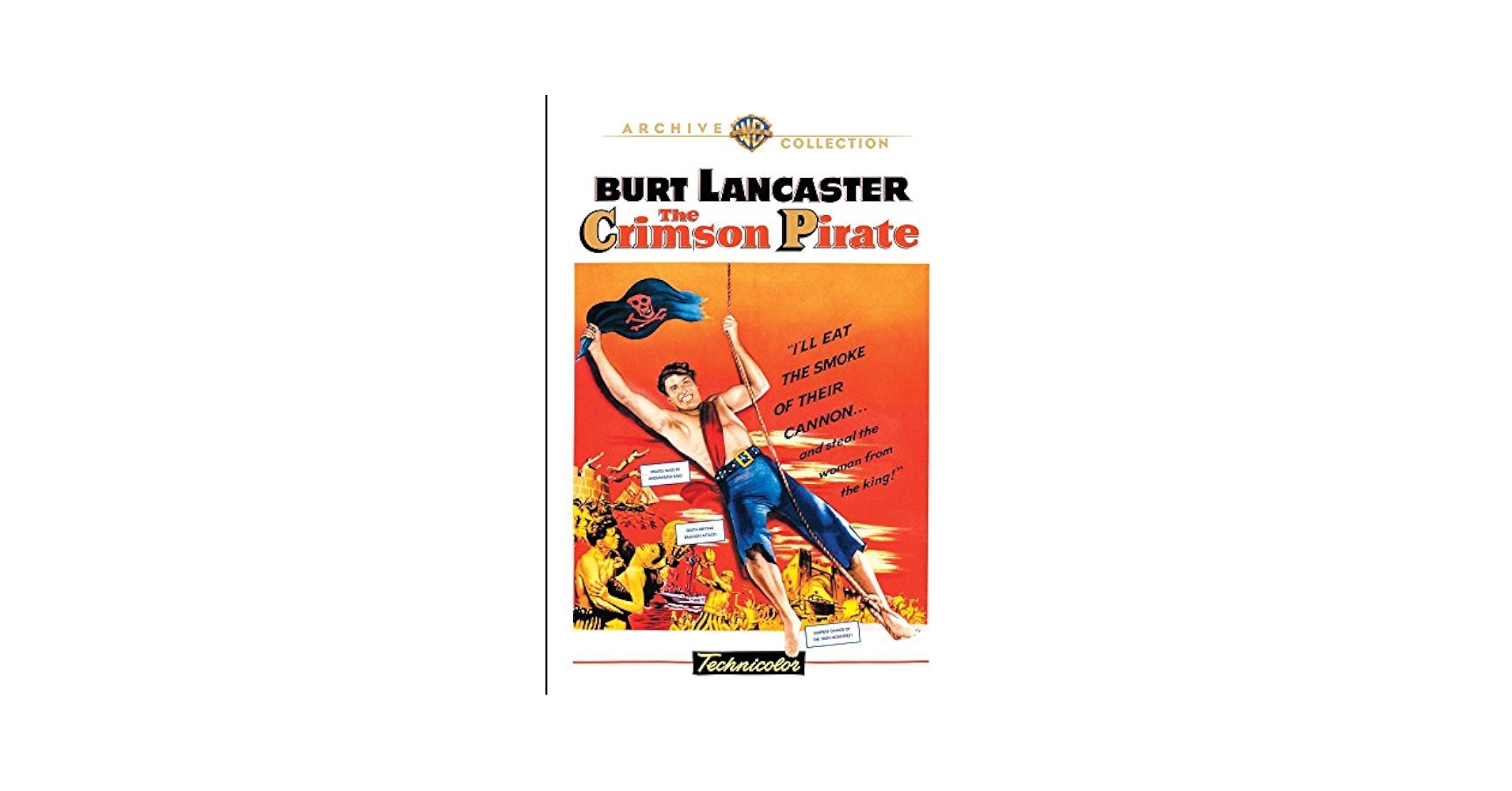 Amazon.com: The Crimson Pirate (1952) : Burt Lancaster, Nick