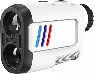Professional 800 yard golf rangefinder, with slope compensation, 6 times magnification, fast and stable measurement response, display measurement results in 0.3-1.5 seconds, suitable for golf, outdoor