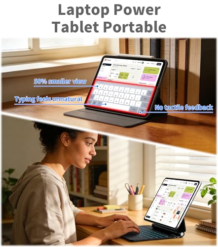 Image of iPad Pro 11-inch Case with Keyboard (M5 2025 /M4 2024), Uninterrupted View, Snap Tight, Magic Keyboard for iPad Pro 11-inch M5 /M4, Effortless Command with Comfort Angle, Black