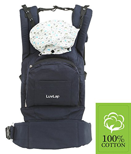 Image of LuvLap Elite Baby Carrier - Navy