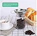 Canning Funnel,Wide-Mouth Mason Jar Canning Funnel with Handle for Wide and Regular Jar,Stainless Steel Kitchen Funnel Set(Large Neck 2.1''&Small Neck 1.4'')