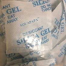 100 Packets 3 Gram Silica Gel Desiccant Moisture Absorber Dehumidifiers