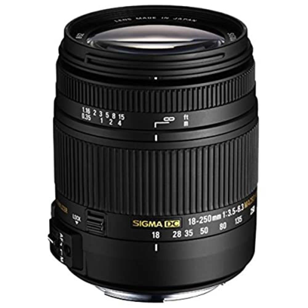 Sigma 18-250mm f/3.5-6.3 DC Macro OS HSM Lens for Nikon (Official Sigma 3 Year UK Warranty)
