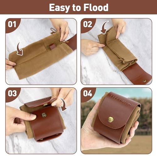 TIEFUMYO Waxed Canvas Foraging Pouch