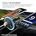 Maxboost 30W Dual USB Car Charger, Quick Charge 2.0 USB for Galaxy S10/S10+/S10e/S9/S8/Edge/Plus/Note 9 8, 2.4A Smart Port for iPhone Xs/XS Max/XR/X/8/7/6/Plus, iPad Pro/Air,LG G7 Nexus, HTC and More