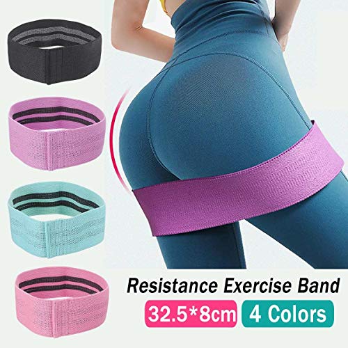 WZHSDKL-Adjustable-Mini-Loop-Band-Fitness-Elastic-Bands-for-Fitness-Resistance-Bands-Yoga-Workout-Hip-Training-Equipment-Color-Black-JoJos-Bizarre-Adventure1