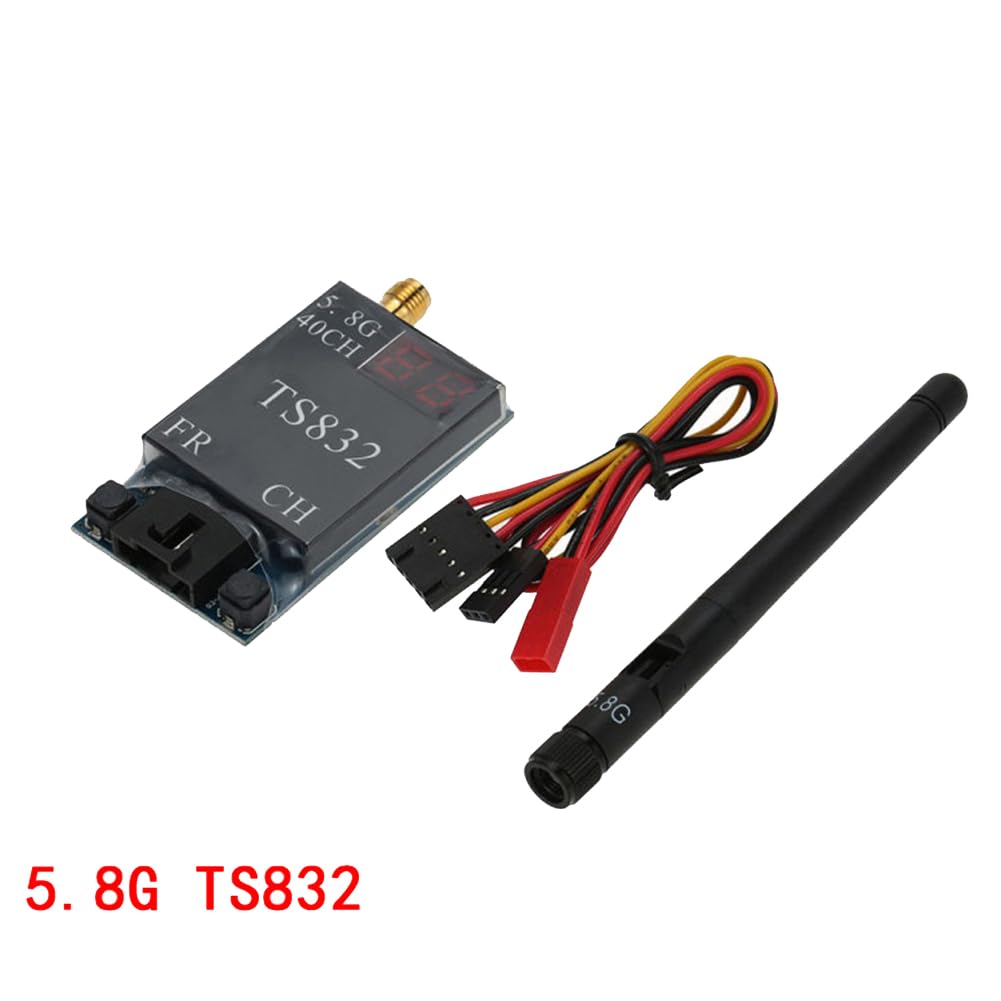 Transmisor InaláMbrico TS832 FPV 5.8G 600Mw con Antena Transmisor AV InaláMbrico para FPV Multicopter RC Quadcopter