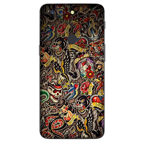 Image of Mobile Skin Sticker Compatible with OnePlus 5T Skin Not Back Cover, Camera & Back Protector Mobile Skin Wrap; KE-OnePlus 5T-122