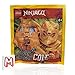 LEGO NINJAGO Crystalized Minifigure - Cole (Golden Dragon) with Wings and Gold Fire Sword