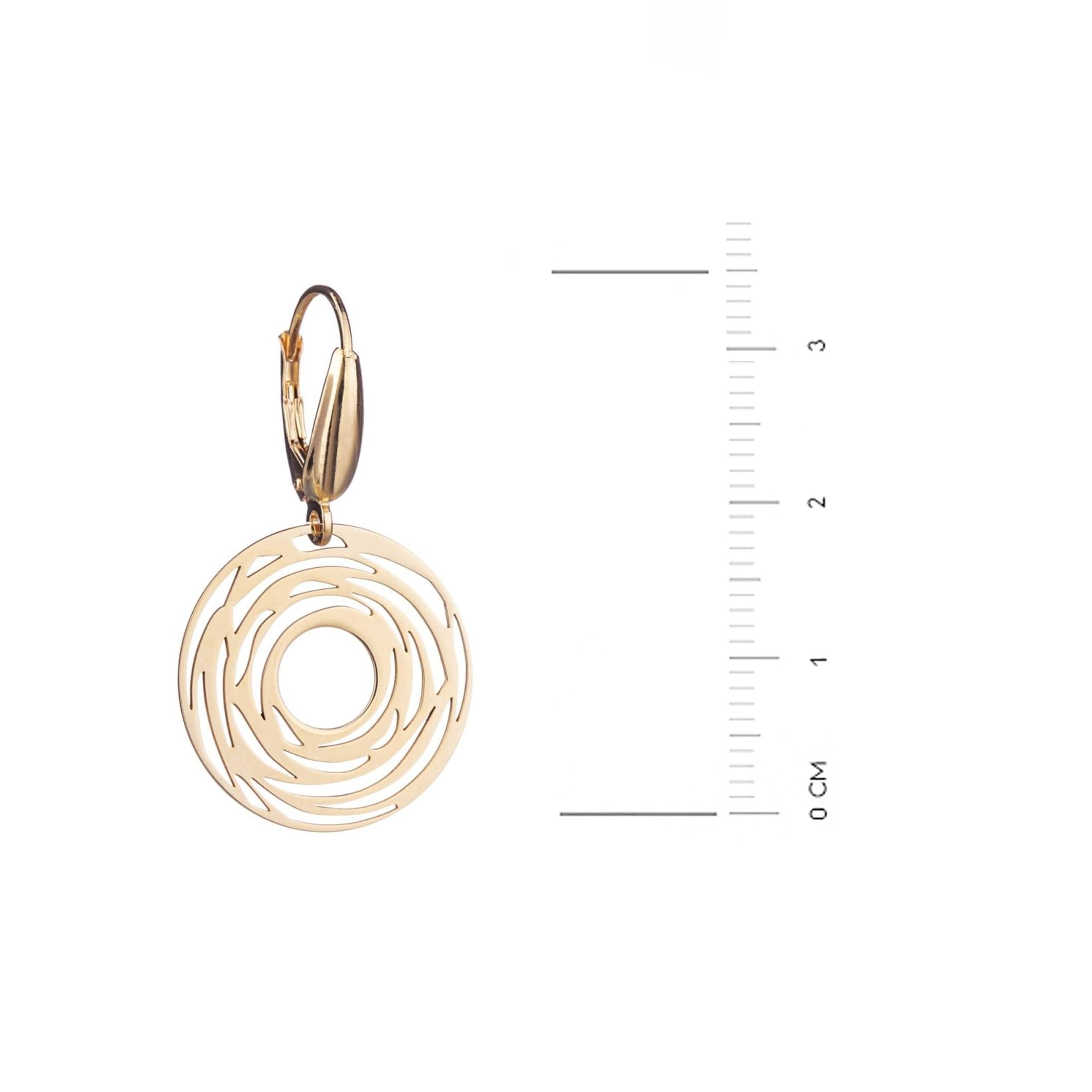 Orecchini con Cerchio Spirale