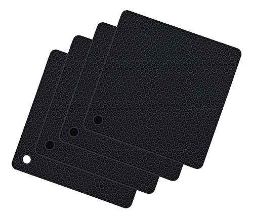 4PCS Silicone Trivet Mat for Kitchen