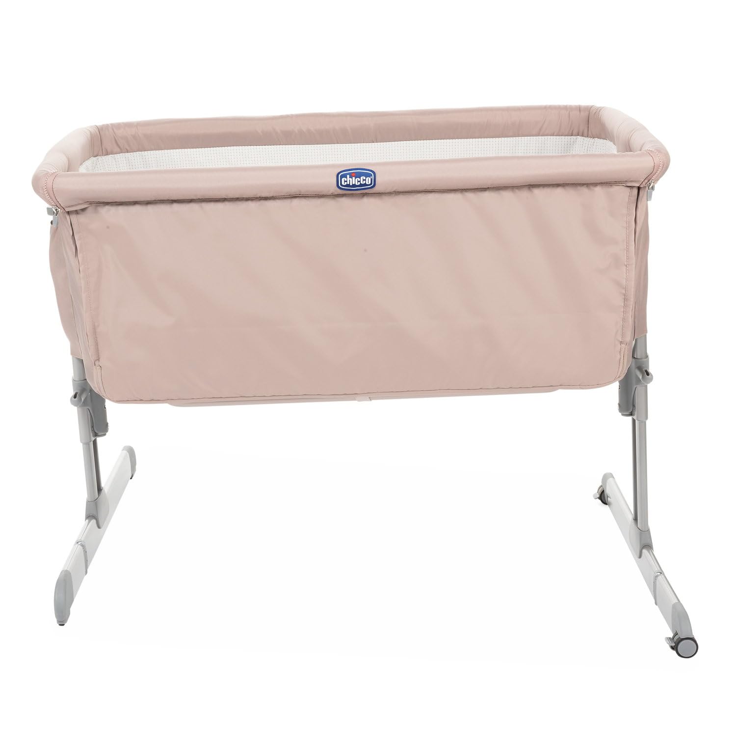 Chicco Next2Me Culla Neonato Fianco Letto, Lettino Neonati Con Materasso, Compatibile con Diversi Letti, Altezza Regolabile, Inclinabile, Buona Circolazione Dell'Aria, Materasso e Borsa Inclusi