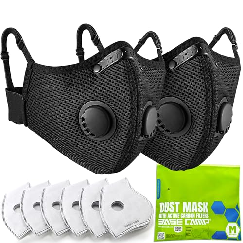 BASE CAMP Upgrade M Plus Dust Mask 2 Pack