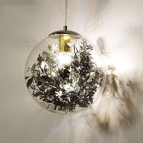 Lustre LED en verre de 25cm pour remplacer votre lampe de chevet classique