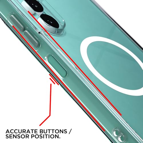 Image of Amazon Basics Back Cover for Samsung Galaxy A27 5G / M47 5G Mag-Safe Shockproof PC + TPU Protective Case Magnetic Support Bumper Case (Transparent Mag-Safe)
