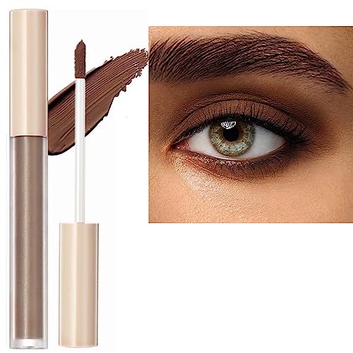 Dark Brown Matte Liquid Eyeshadow,Nude Eyeshadow Primer Base Palette ， Cream Smooth Waterproof Single Eyeshadow Pencil, Quick-Drying And Long-Lasting, Creating Highlight And Shadow Eye Makeup (6#) #TOP22