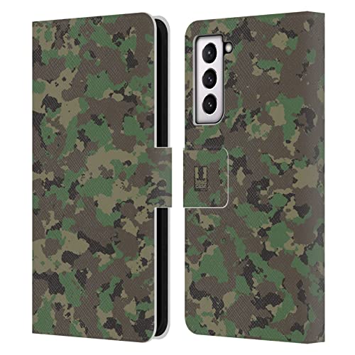 Housse cuir Samsung Galaxy S21 FE 5G protection antichoc camou