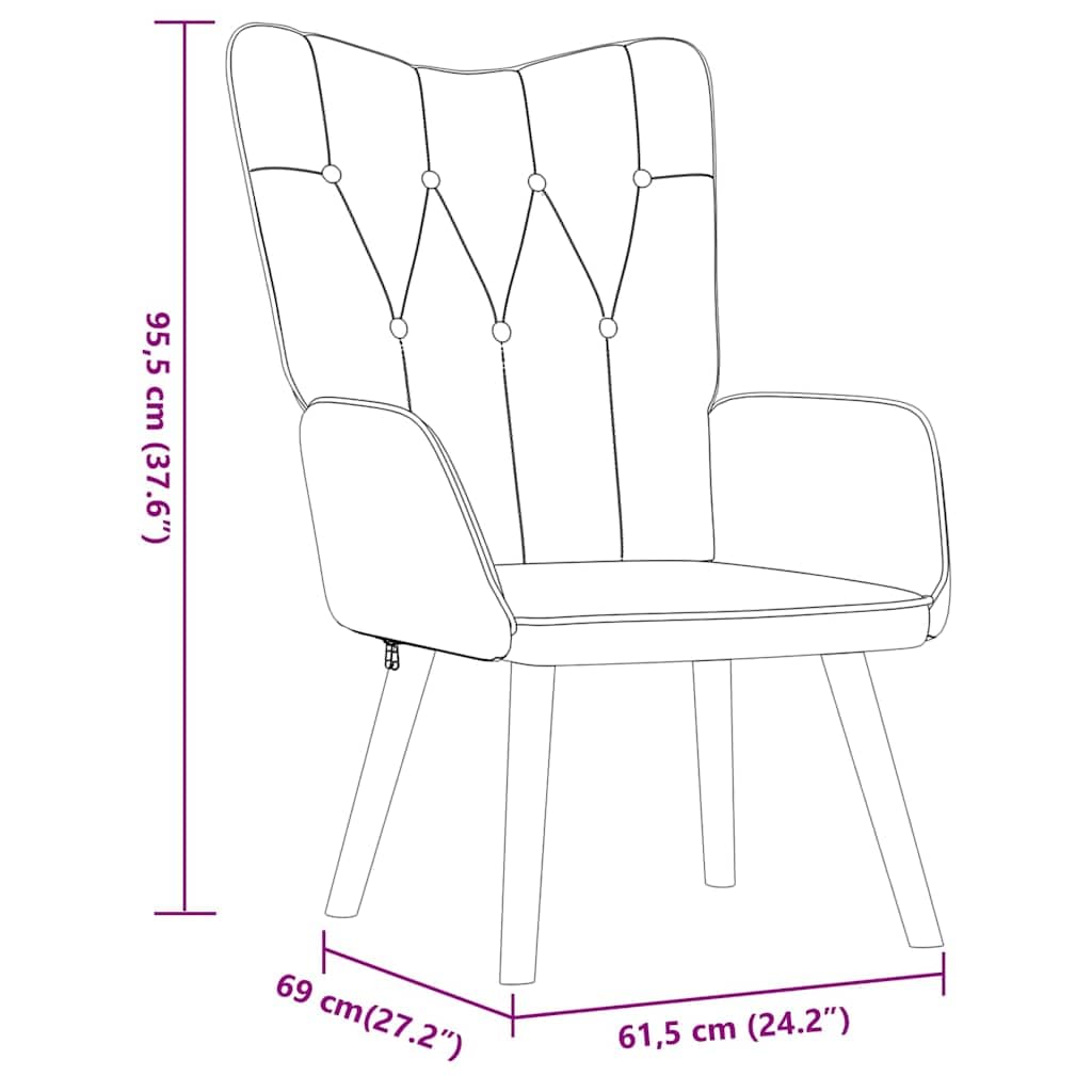 Relaxsessel mit Hocker Creme Stoff moderner Lounge Sessel mit Holzbeinen verstellbar und drehbar für Wohnzimmer Schlafzimmer Büro