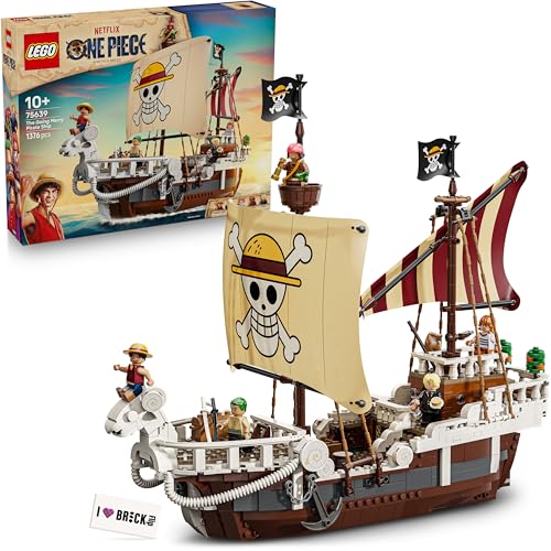 Lego One Piece 75639 - Le bateau pirate Flying Lamb One Piece Lego - Nouveautés 2025 (avec carrelage imprimé)