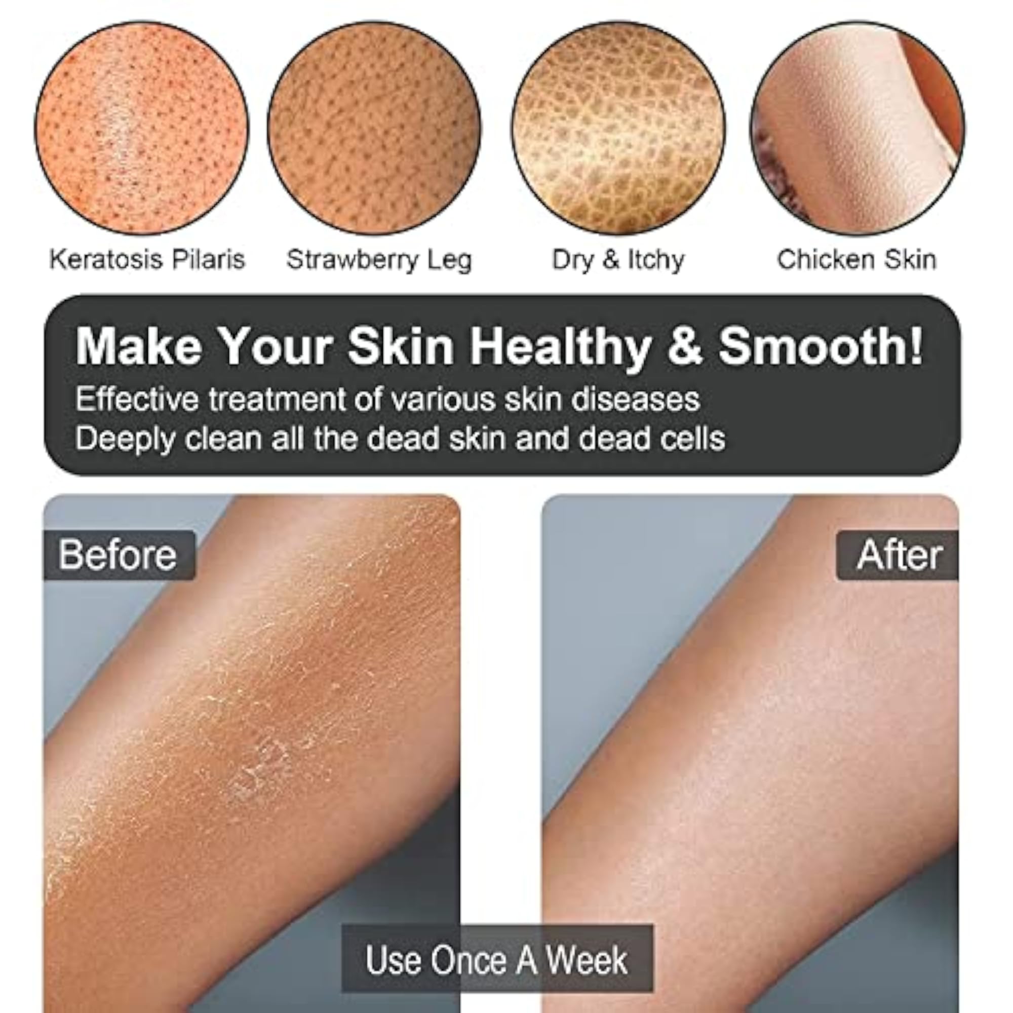 Exfoliating Body Scrubber Cleaner Gloves for Deep Scrubbing