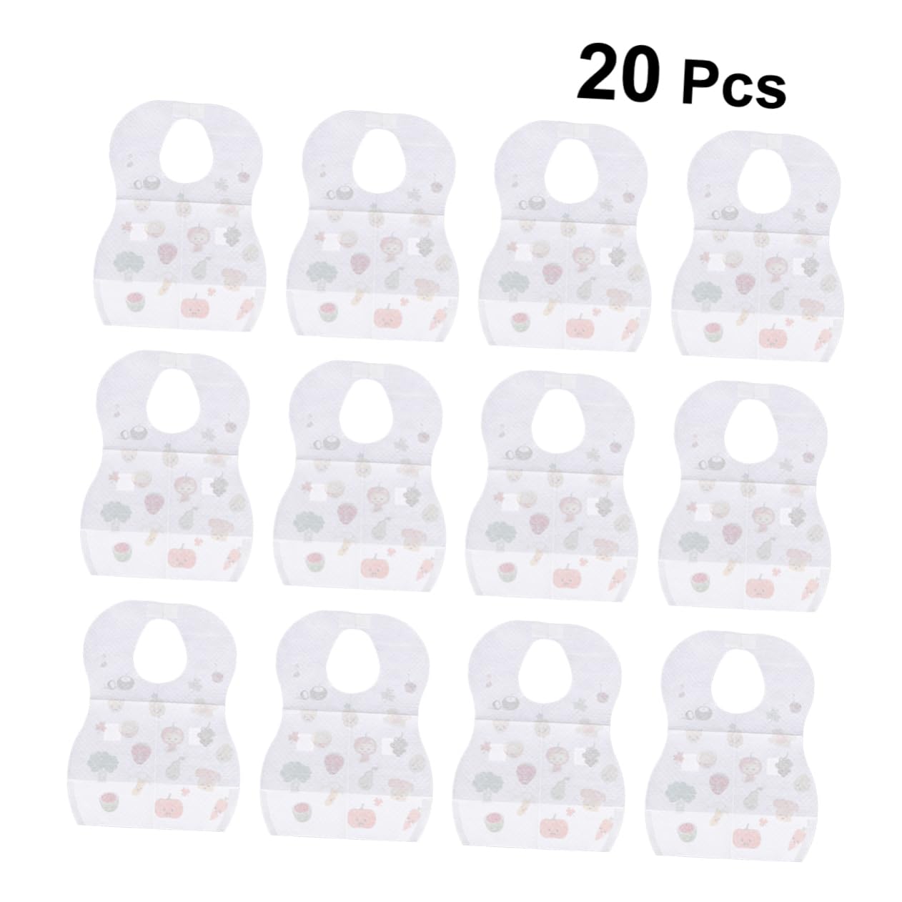 TOYANDONA 60 Piezas Baberos De Bebé Baberos Infantiles Bandana Paño Desechable s De Alimentación De Bebé Giratorio Bolsa De Para Niños Delantal De s