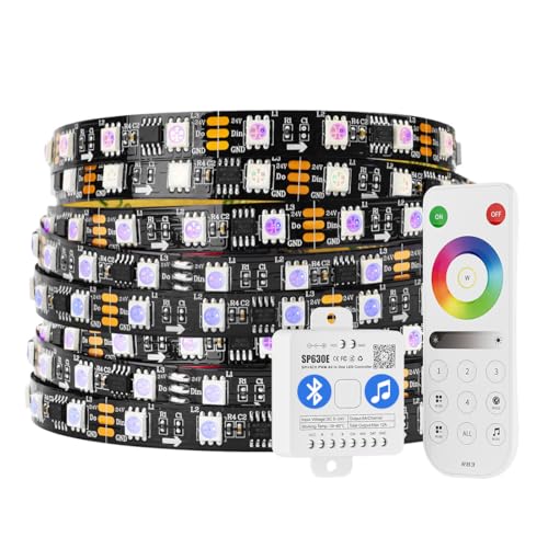 Tira LED RGB direccionable BTF-LIGHTING 10m 600 LEDs miniatura 1