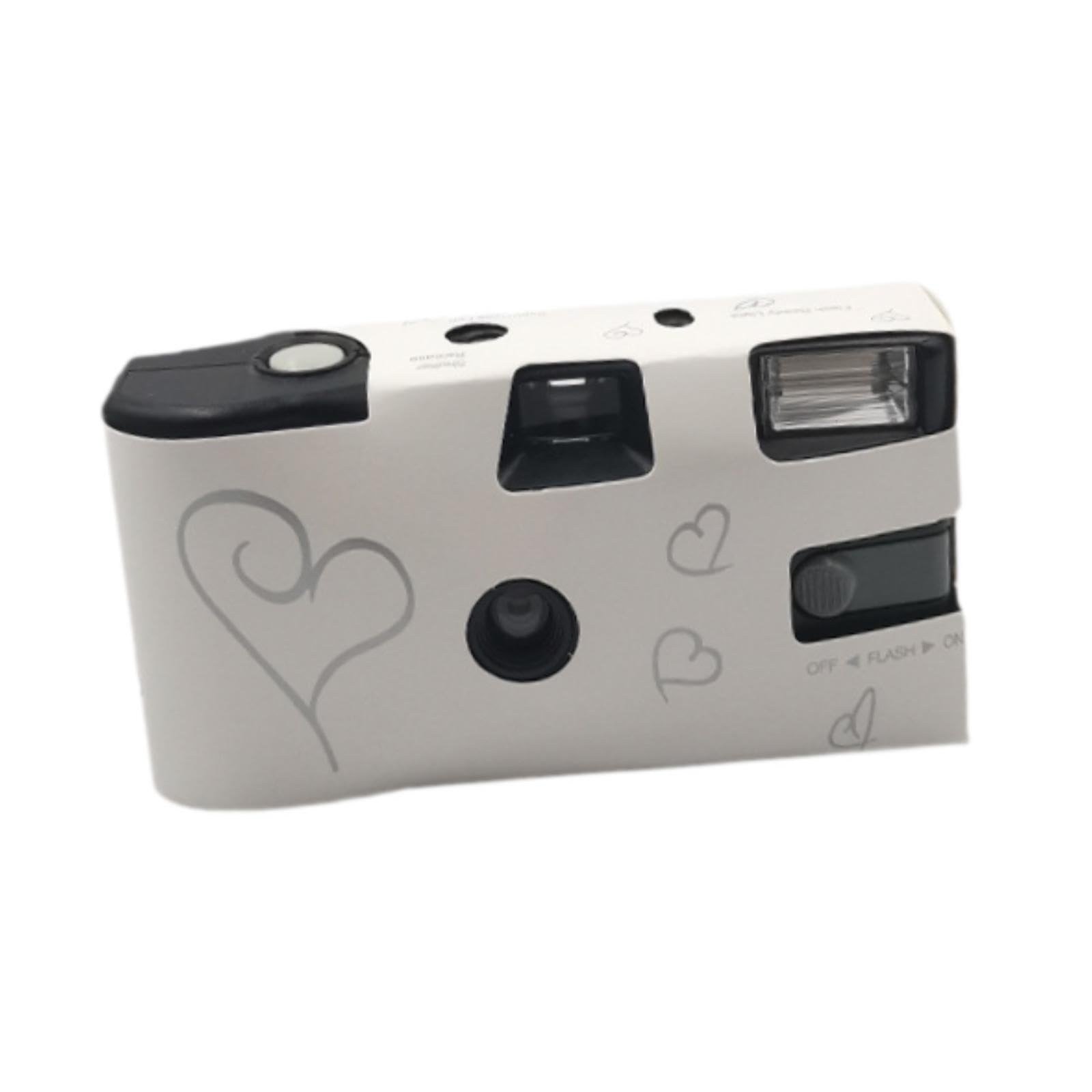16 Cámaras Desechables Vintage de 35 Mm con Flash, Portátiles Y Compactas, Fabricadas en PP, Ideales para Estudiantes, Principiantes Y Niños, 16 Películas