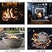 Medium Lava Rock 5LBS, 1' - 2' Natural Volcanic Stones Use in Fireplace, Fire Pit or Bowl Rocks for Indoor Outdoor Natural Gas Propane Fires and Decorative Landscaping-Red
