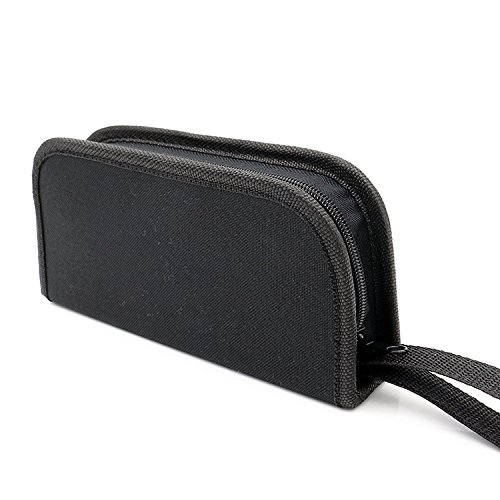 MJJEsports 6 Elástico Cinta De Herramientas Bolsa De Nylon Portátil Cremallera Reloj De Reparación De La Bolsa De Almacenamiento Para Relojero