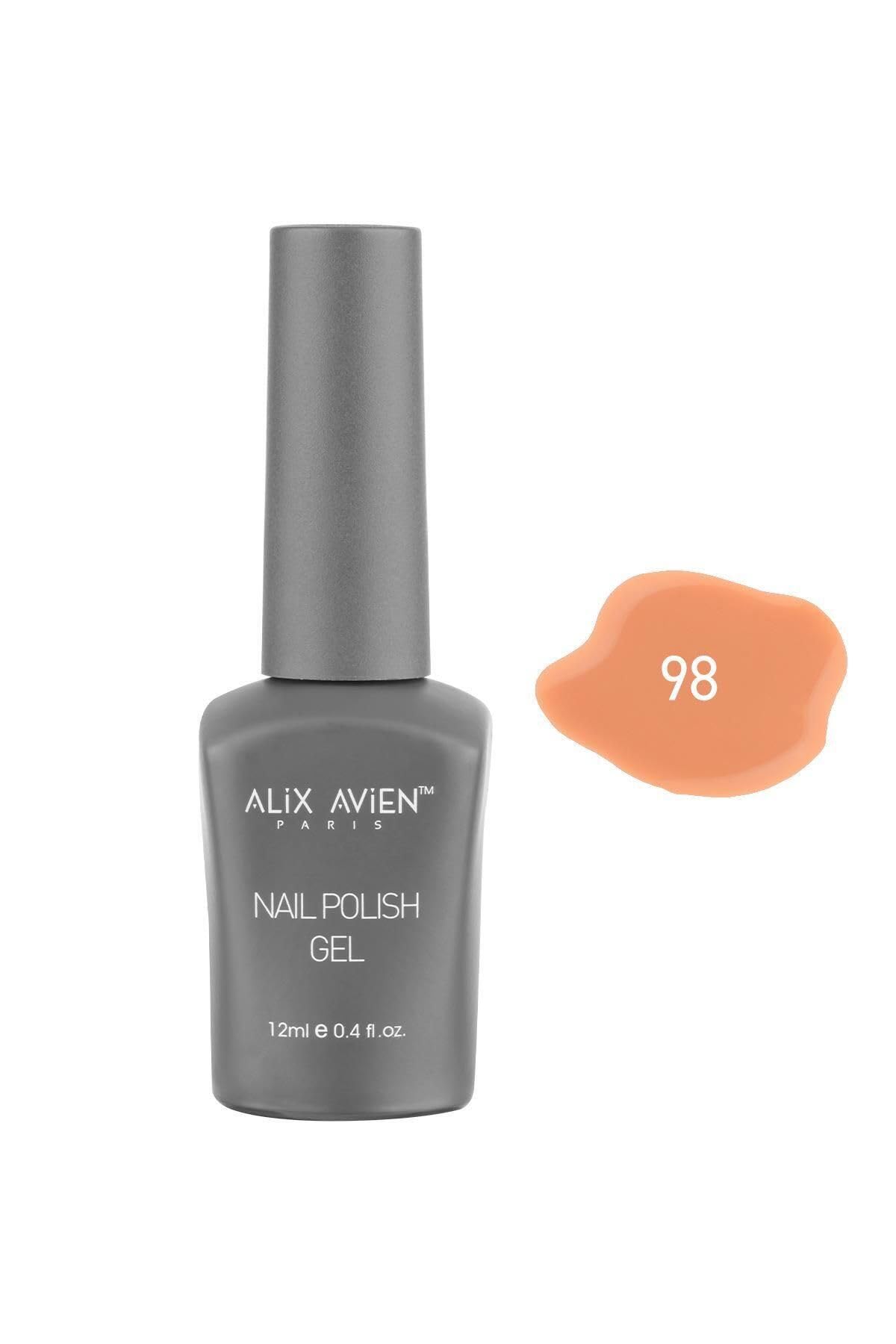 ALIX AVIEN Yavruağzı Kalıcı Oje 98-Yoğun Renk Veren Jel Oje 12 ml-Nail UV Gel Polish 98