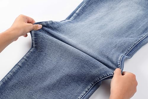 JMIERR Jeans Herren Baggy Baumwolle Weite Jeans Hose Herren Stretch Vintage Loose Fit - Bequeme Streetwear Freizeithosen – Bild 6
