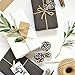 RUSPEPA Black Kraft Paper Roll - 18 inches x 100 feet - Recyclable Paper Perfect for for Crafts, Art, Wrapping, Packing, Postal, Shipping, Dunnage & Parcel