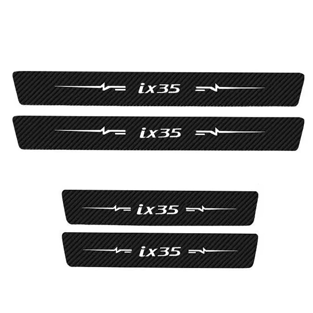 SDYAYFGE 4Pcs Kick Plates Car Door Sill Protector,for HYUNDAI Ix35