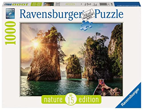 Ravensburger Puzzle Adulte Puzzle 1000 pièces Lac de Cheow LAN Thaïlande Adultes et Enfants à partir de Puzzle de qualité supérieure Paysage & Nature 12000001 - vue 4
