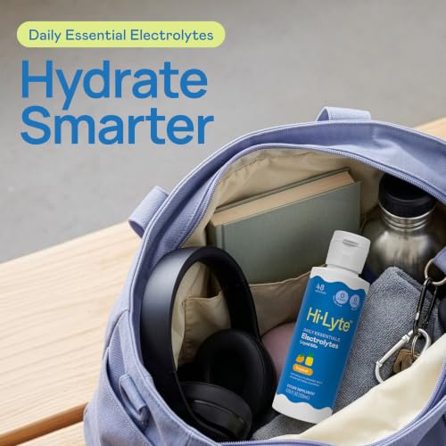 Image of Hi-Lyte Daily Essentials Electrolytes Liquid Mix, Tropical, 48 Servings | Zero Sugar, Non-GMO, Vegan, Gluten-Free, No Maltodextrin, Keto-Friendly, Blended in USA