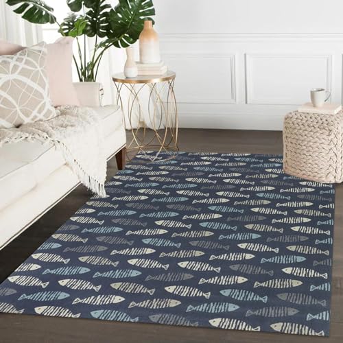 Tapete para Sala 90x150 cm Antideslizante y Lavable miniatura 1