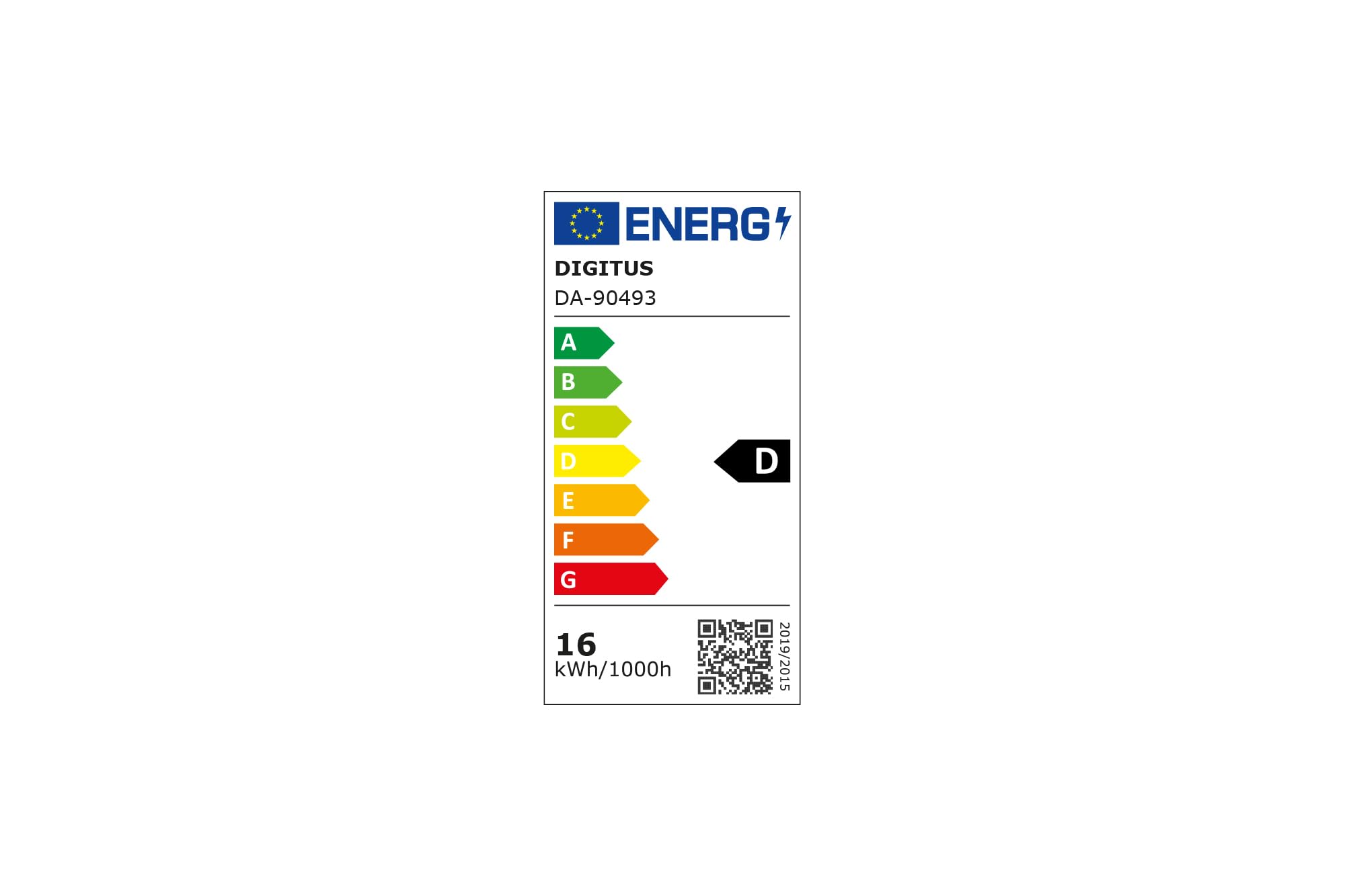 Digitus Lampada da scrivania a LED – 2400 lumen – 80 cm di larghezza – 16 W | 1000 lux – Temperatura di colore a 4 livelli – Regolabile – Comando touch – Braccio flessibile – Base a morsetto – Bianco