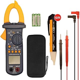 Multimeters, Digital Clamp Meter, Auto Range AC/DC Multimeter Test 6000 Counts, TRUE RMS