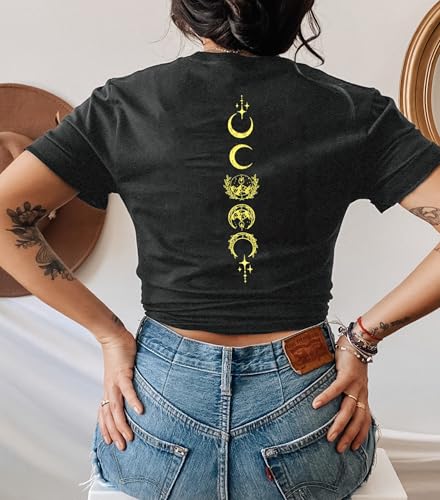 Acotar Velaris Shirt Women City of Starlight Shirt Vintage Stars Graphic Tee Funny Letter Printed Short Sleeve Tops2