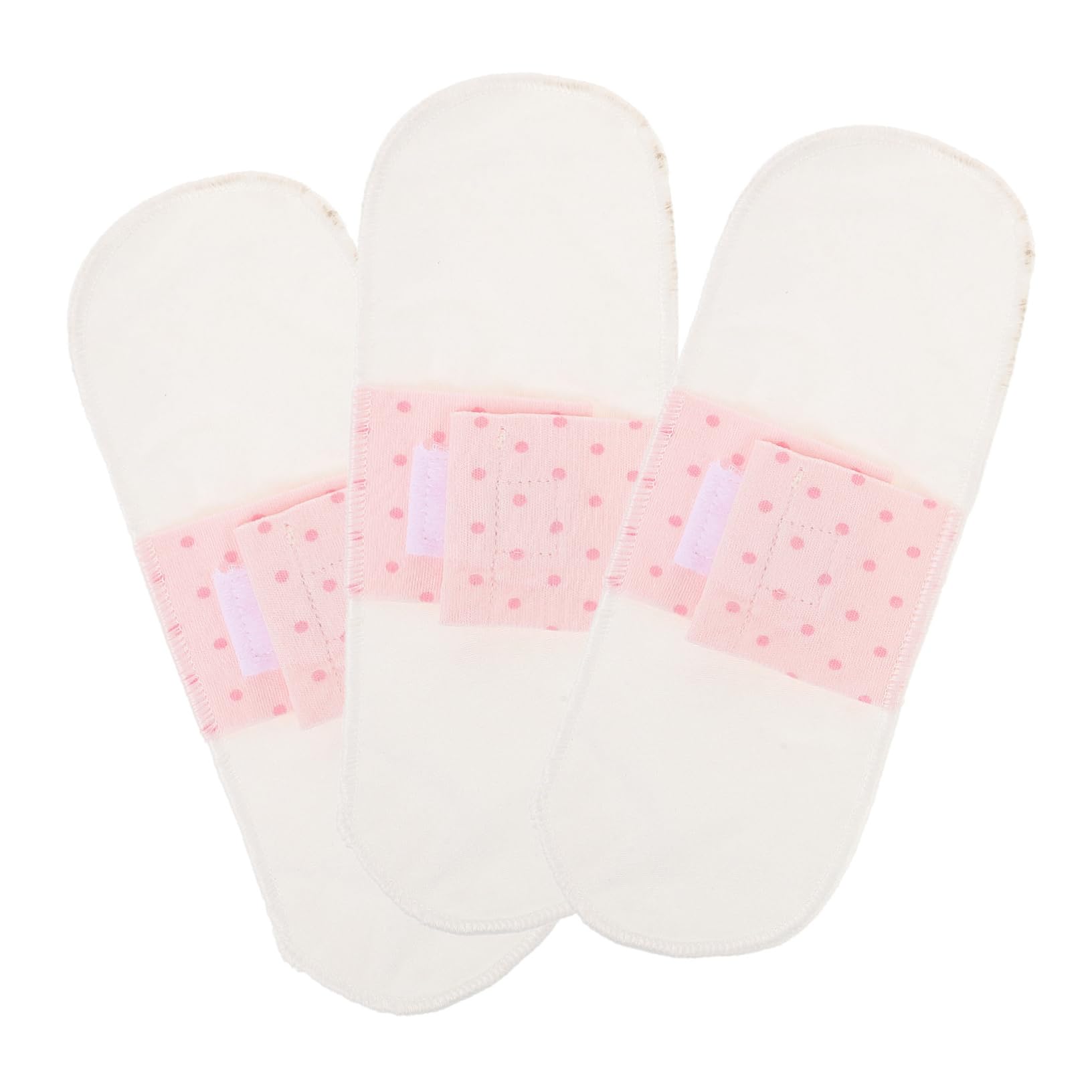Anneome 15piezas Almohadillas Menstruales De Algodón Reutilizables Femeninos Absorbentes y Transpirables Para Viajes y Uso Diario Impermeables y Suaves